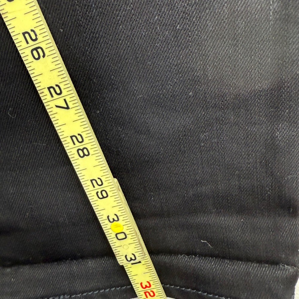 Levi's 501 Mens W34 L32 Black Denim Jeans Button Fly Straight Leg Comfort 2014 - Picture 8 of 8